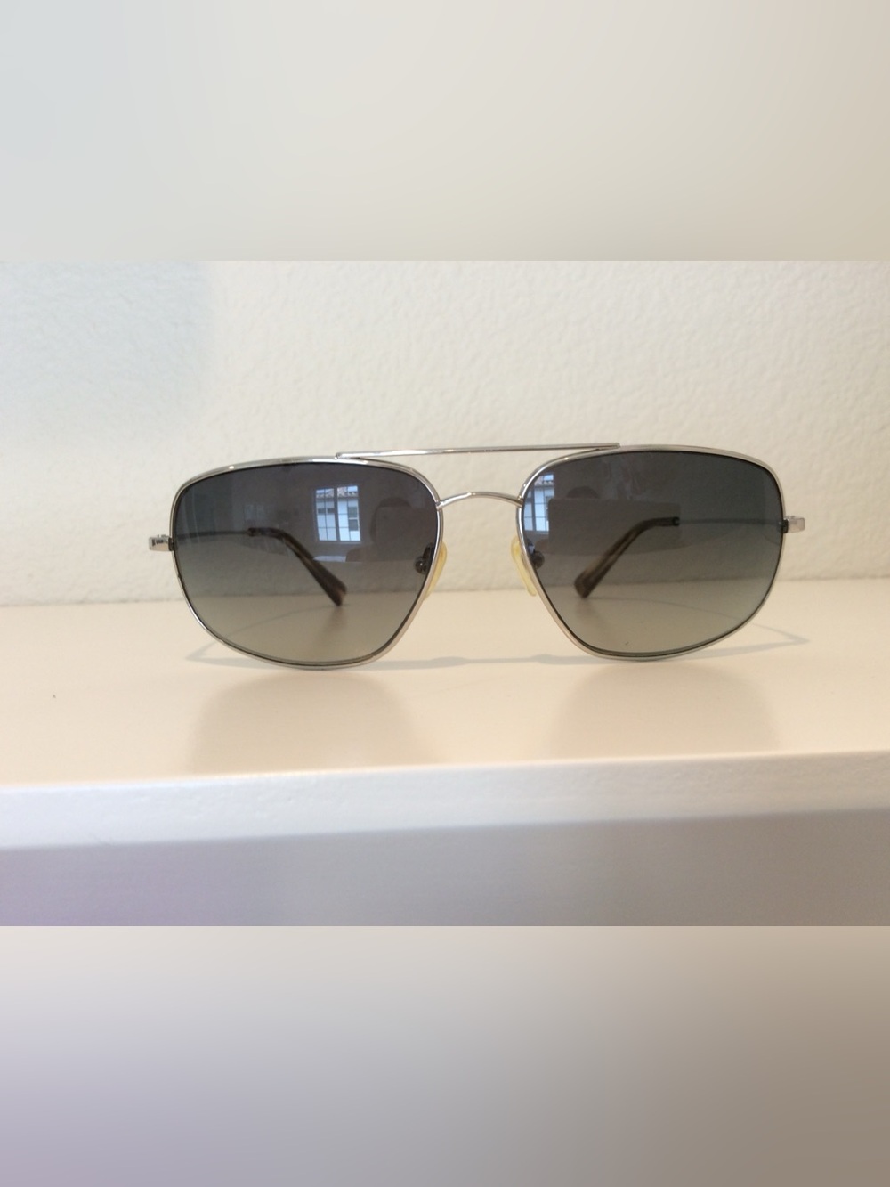 SALT. Nicolas Men’s Silver Aviator Sunglasses - Picture 1 of 11